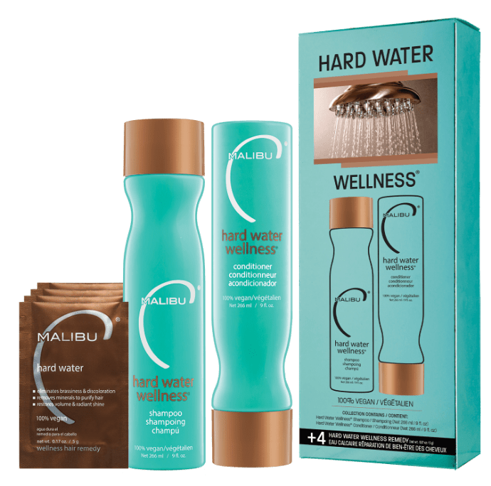 Malibu C Hard Water Wellness Collection complete product set