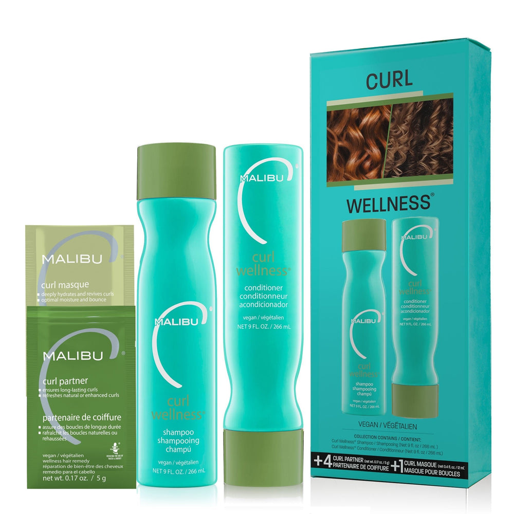 Malibu C Curl Wellness Collection complete product set
